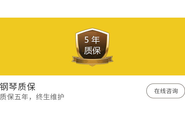 钢琴质保
